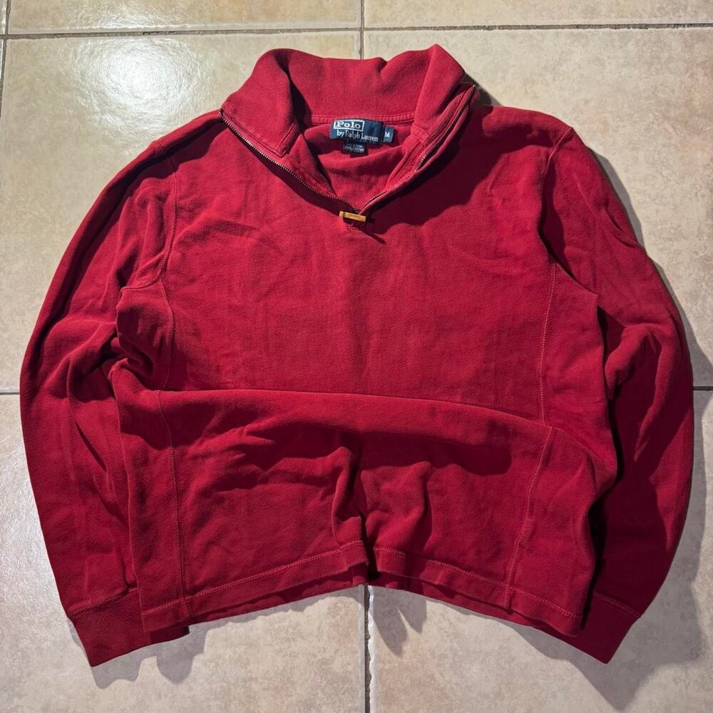 Vintage y2k polo ralph lauren 1/4 zip Size M in Mens